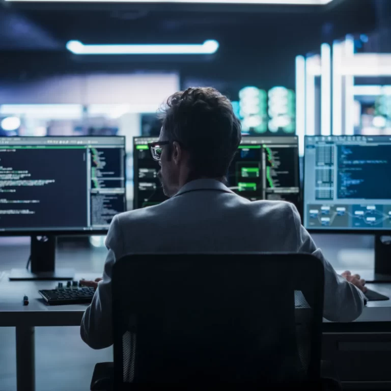 IT Security Specialist Checking PC